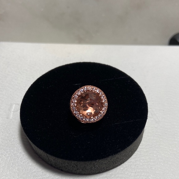 Pandora Jewelry - Pandora Charm Elegant Rose Gold  with Sparkling Accents